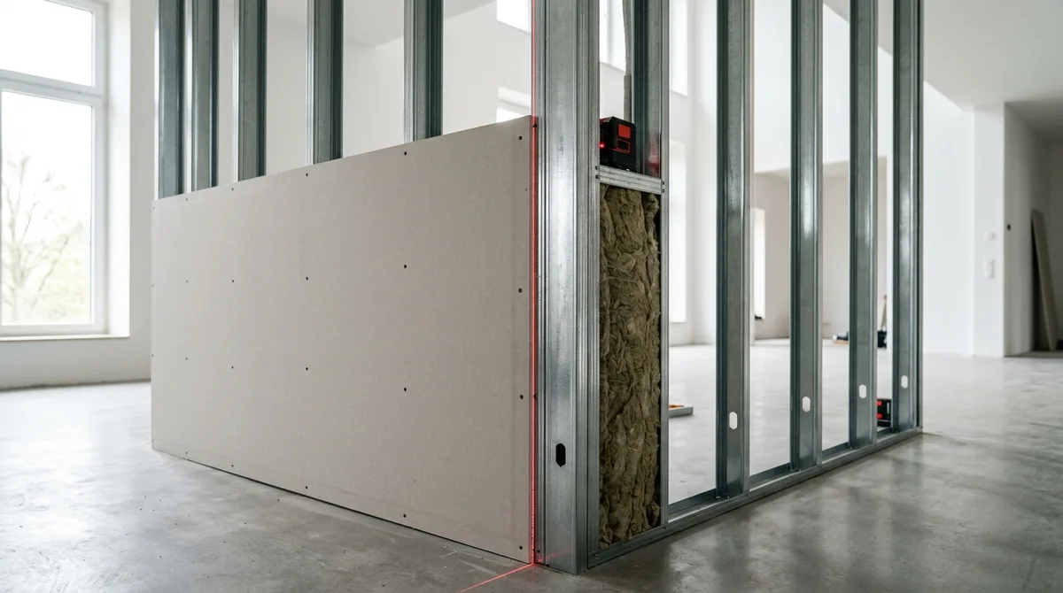 Créer une cloison séparative en placo : diviser une pièce efficacement