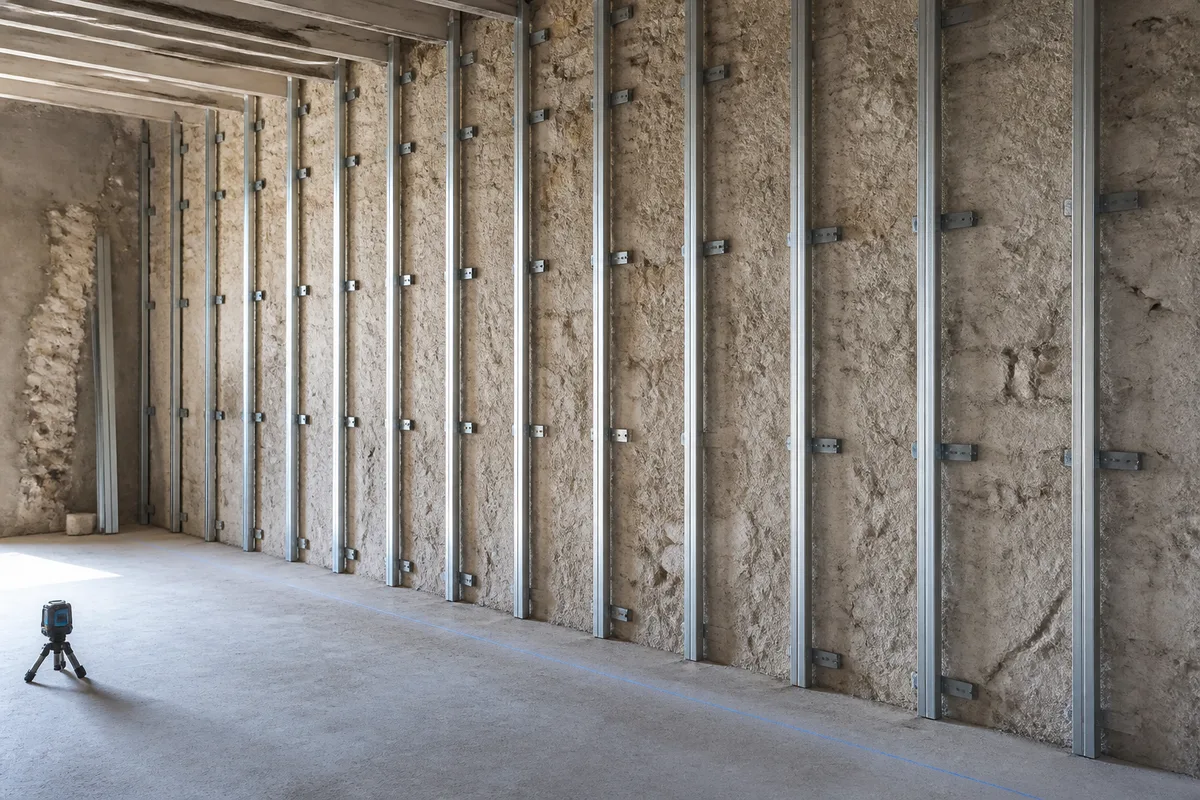 Pose placo mur avec fourrure : méthode et réglages